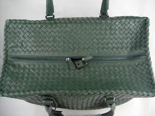 Bottega Veneta Lambskin Leather Handbag 1023 mo green